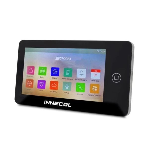 Відеодомофон 7" INNECOL NEO HD (Black) 2765054989 фото