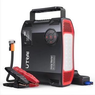 Пусковий зарядний пристрій UTRAI Jstar 5 NEW 3500A/16000mAh з компресором та ліхтариком 2891935765 фото