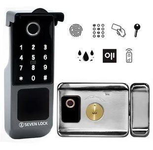 Бездротовий біометричний комплект контролю доступу SEVEN LOCK SL-7771BFkit 2765689278 фото