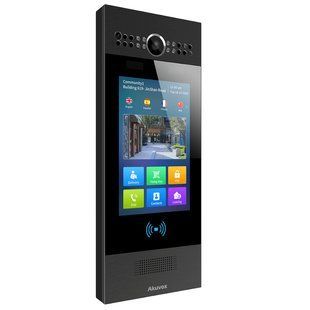 R29C Black - Багатоабонентна панель виклику на Android (розпізнавання обличчя, Bluetooth), Багатоабонентна 00-00001054 фото