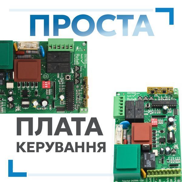Привід для відкатних воріт Rotelli Premium 1100 2785902343 фото