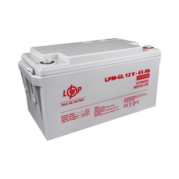 Акумулятор гелевий LPM-GL 12V &mdash; 65 Ah 3078674321 фото