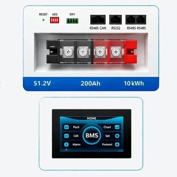 5,12КВт/г 48В Акумуляторна батарея Anern 48V 100А/h LiFePO4 2696867003 фото