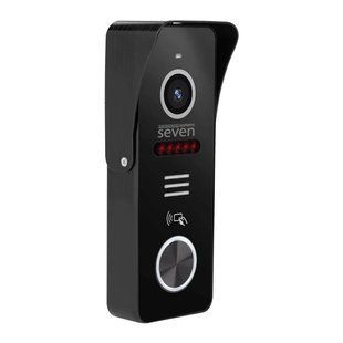 Виклична панель домофону з вбудованим зчитувачем карток EM-Marin SEVEN CP-7502F RFID black 3044288495 фото